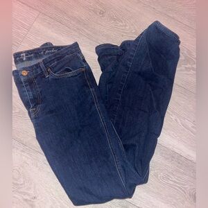 7 For All Mankind Dark Blue Jeans